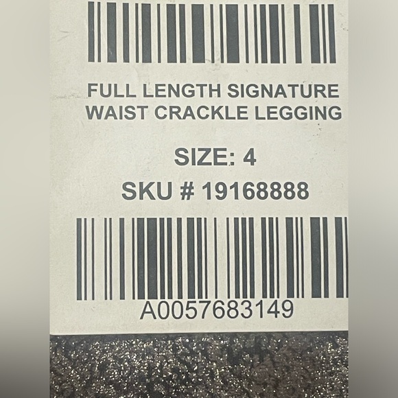 NEW TORRID sz 4 Plus 4X Full Length Signature Waist Crackle Legging - Gunmetal - Picture 3 of 5
